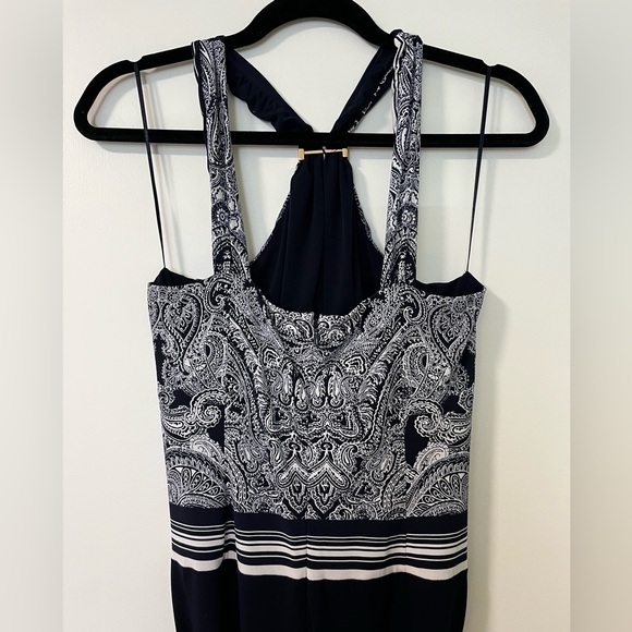 NWT Cache Paisley Wide Leg Jumpsuit Size 6 - Picture 6 of 13